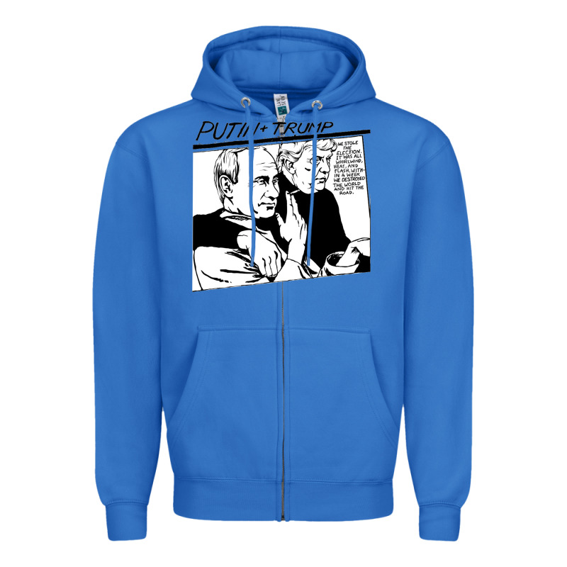 Putin Trump Original Goo Parody Zipper Hoodie by linhVisuals | Teevron
