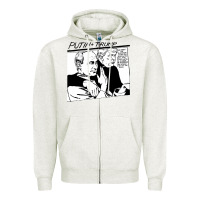 Oatmeal Heather putin trump original goo parody Zipper Hoodie - linhVisuals