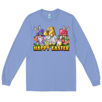 Colony Blue happy easter gnomies Long Sleeve Tee - chombo
