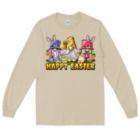 Mushroom happy easter gnomies Long Sleeve Tee - chombo