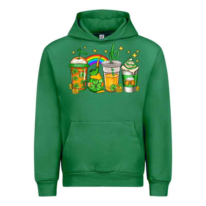 St Patricks Day Coffee Urban Hoodie by Jasminsmagicworld | Teevron
