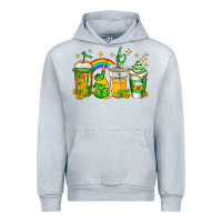 Heather Grey st patricks day coffee Urban Hoodie - Jasminsmagicworld