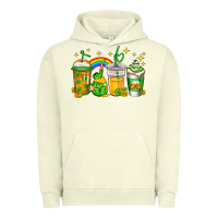 Pigment Pistachio st patricks day coffee Urban Hoodie - Jasminsmagicworld