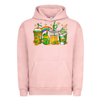 Pigment Salmon st patricks day coffee Urban Hoodie - Jasminsmagicworld