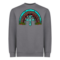 Storm cross christmas rainbow Heavyweight Sweatshirt - JahusDesignShop