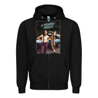 Black licoric new pizza Zipper Hoodie - linhVisuals