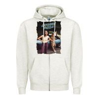 Oatmeal Heather licoric new pizza Zipper Hoodie - linhVisuals