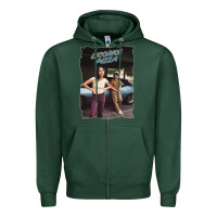 Sports Green licoric new pizza Zipper Hoodie - linhVisuals