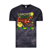 Cloud Black When Life Gives You Lemons Boil Some Crawfish Mardi Gras Vintage Tee - FaDigitalArtStudio