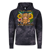 Cloud Black just a little dramatic Vintage Hoodie - CowhideDigitalArt