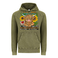 Vintage Olive just a little dramatic Vintage Hoodie - CowhideDigitalArt