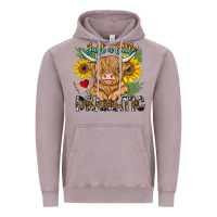 Vintage Zinc just a little dramatic Vintage Hoodie - CowhideDigitalArt