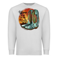 Dove Grey Blame It All On My Roots Premium Sweatshirt - JahusDesignShop