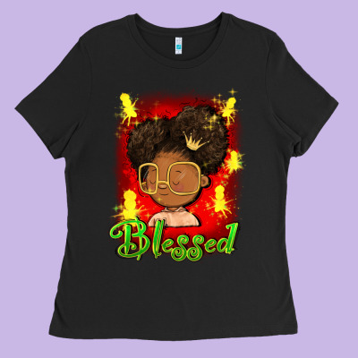 Blessed Juneteenth Ladies Tee Designed By Fadigitalartstudio
