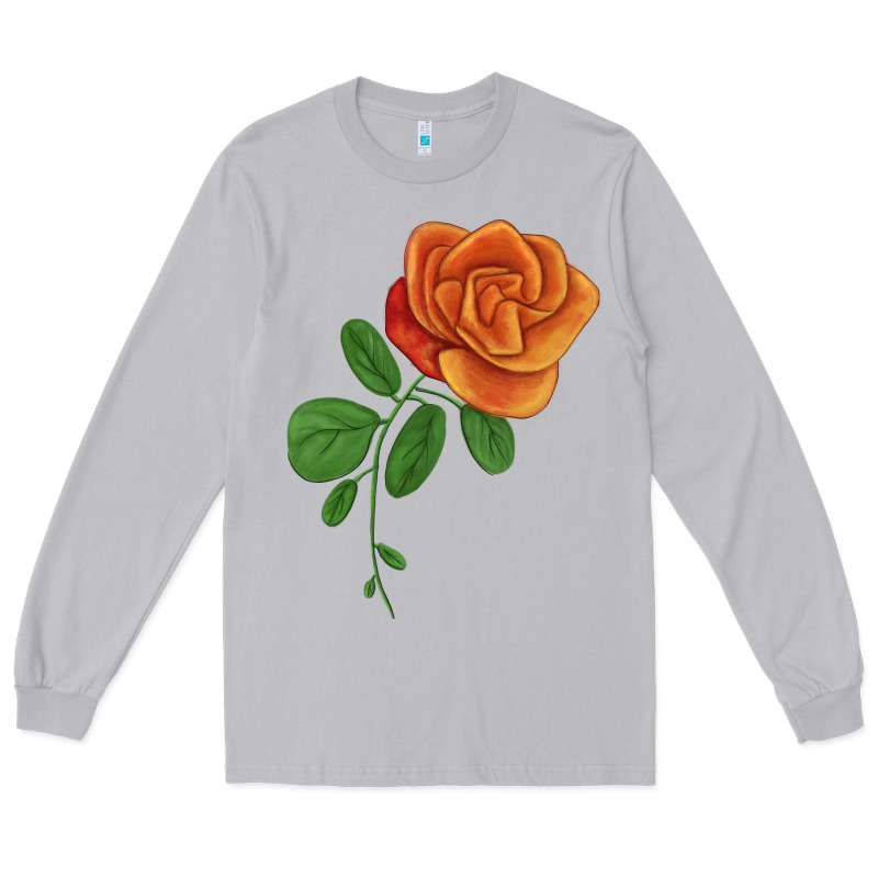 Burst Of Joy Rose Long Sleeve Tee by LillyAllenDesigns | Teevron