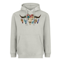 Moon Dust Texas Longhorn Bull Skull Heavyweight Hoodie - JahusDesignShop