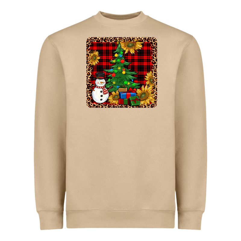 Snowman Trees Coaster Heavyweight Sweatshirt by JahusDesignShop | Teevron
