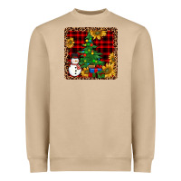 Mushroom snowman trees coaster Heavyweight Sweatshirt - JahusDesignShop