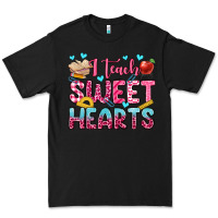 Black i teach sweet hearts olivia Premium Tee - OliviaCreatesArt