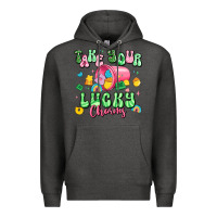 Charcoal Heather take your lucky charms st patricks Premium Hoodie - Artiststas