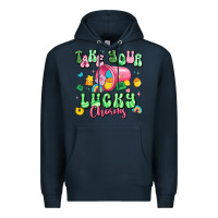 Navy take your lucky charms st patricks Premium Hoodie - Artiststas
