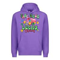 Purple take your lucky charms st patricks Premium Hoodie - Artiststas