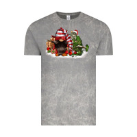 Cloud Rock christmas gnome and tree Vintage Tee - FaDigitalArtStudio