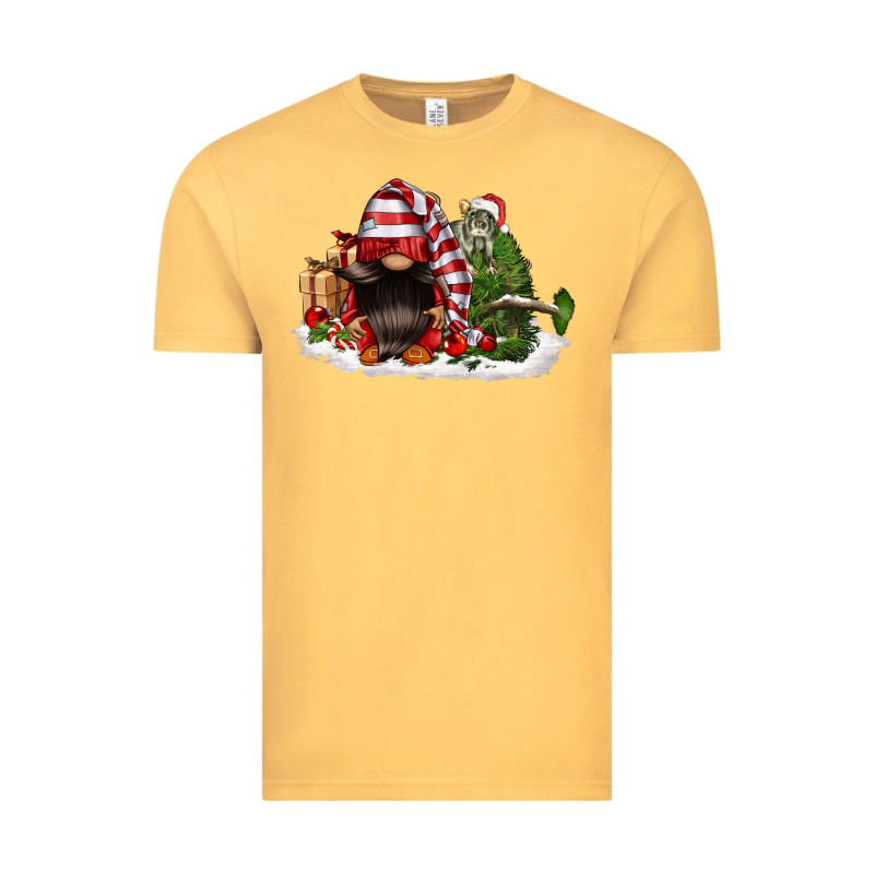 Christmas Gnome And Tree Vintage Tee by FaDigitalArtStudio | Teevron