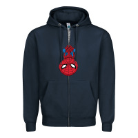 Navy the spider kids cartoon Zipper Hoodie - linhVisuals