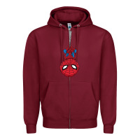 Burgundy the spider kids cartoon Zipper Hoodie - linhVisuals