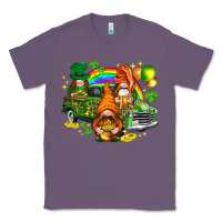 Lavender St. Patrick's Day gnomies with truck Classic Tee - HowdyJamesFarm