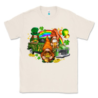 Natural St. Patrick's Day gnomies with truck Classic Tee - HowdyJamesFarm