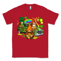 Red St. Patrick's Day gnomies with truck Classic Tee - HowdyJamesFarm