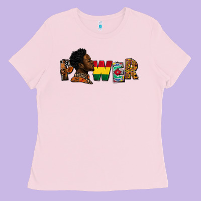 Power Juneteenth Ladies Tee Designed By Fadigitalartstudio