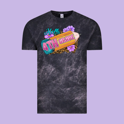 Hello 4th Grade Vintage Tee Designed By Ranaportraitstore