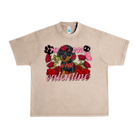French Oak my dog is my valentine valentine's day Urban Heavy Tee - FaDigitalArtStudio