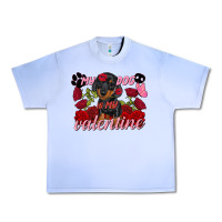 Grape Ice my dog is my valentine valentine's day Urban Heavy Tee - FaDigitalArtStudio
