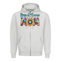 Dove Grey proud nurse mom Zipper Hoodie - JahusDesignShop