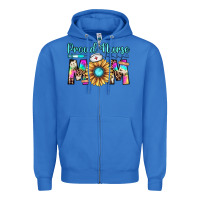 True Royal proud nurse mom Zipper Hoodie - JahusDesignShop