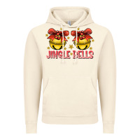Vintage Artic Jingle Bells Vintage Hoodie - CowhideDigitalArt