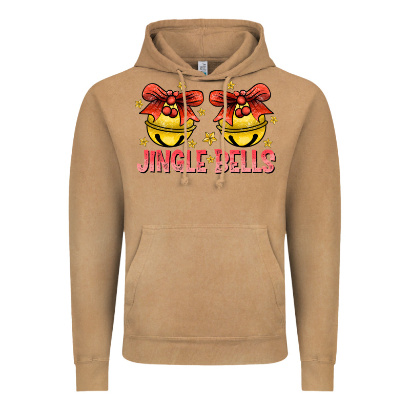 Jingle Bells Vintage Hoodie by CowhideDigitalArt | Teevron