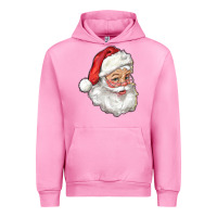 Fuchsia Pink Santa Claus Urban Hoodie - RanaPortraitStore