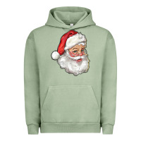 Pigment Oil Green Santa Claus Urban Hoodie - RanaPortraitStore
