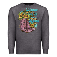 Charcoal Heather Blame It All On My Roots Premium Sweatshirt - JahusDesignShop