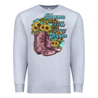 Heather Grey Blame It All On My Roots Premium Sweatshirt - JahusDesignShop