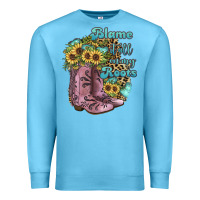 Ocean Blue Blame It All On My Roots Premium Sweatshirt - JahusDesignShop