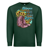 Sports Green Blame It All On My Roots Premium Sweatshirt - JahusDesignShop