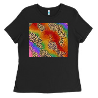 Pride Rainbow Leopard Design Ladies Tee | Teevron