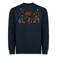 Navy christmas vibes Heavyweight Sweatshirt - JahusDesignShop
