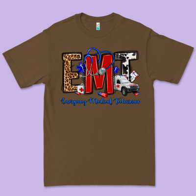 Emt Emergency Medical Technician Premium Tee Designed By Oliviacreatesart